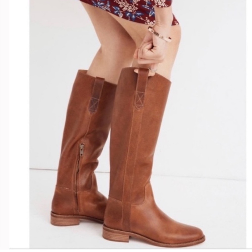 Madewell BROWN WINSLOW KNEE-HIGH BOOTS